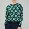 Geo Floral Pullover Sweater