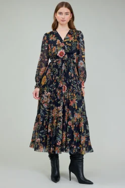 Glimmer Botanical Maxi Dress