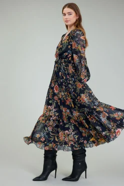 Glimmer Botanical Maxi Dress