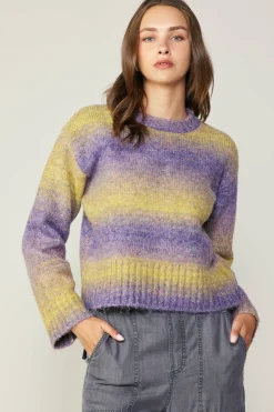 Gradient Sweater Top