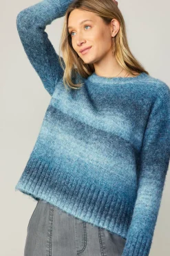 Gradient Sweater Top