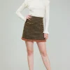 Houndstooth Mini Skirt