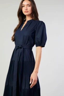 Ilana Pleated Midi Dress