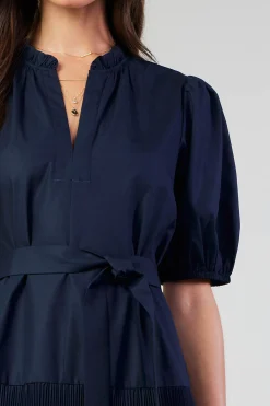 Ilana Pleated Midi Dress