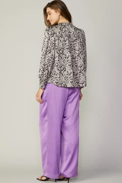 Jacquard Paisley Blouse