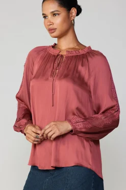 Lace Panel Blouse