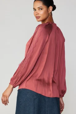 Lace Panel Blouse