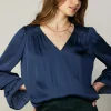Layered Cuff Blouse