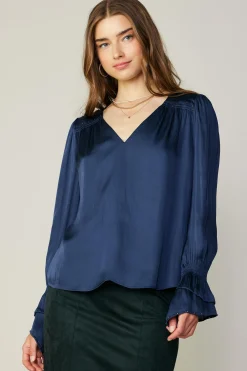 Layered Cuff Blouse