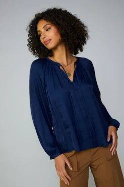 Long sleeve blouse womens