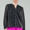 Lurex Buttonup Blouse