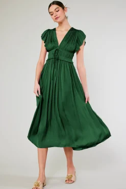 Mara Pleated Maxi Dress