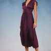 Mara Pleated Maxi Dress