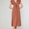 Mara Pleated Maxi Dress