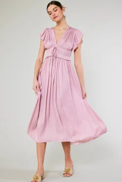 Mara Pleated Maxi Dress