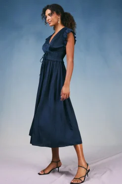 Mara Pleated Maxi Dress