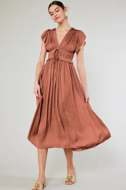 Mara Pleated Maxi Dress