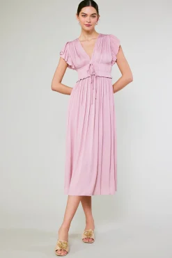 Mara Pleated Maxi Dress