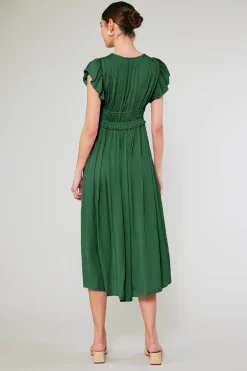 Mara Pleated Maxi Dress