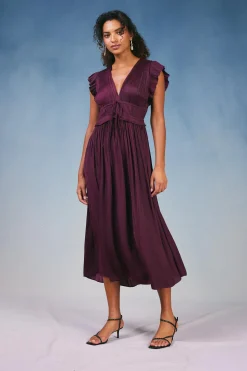 Mara Pleated Maxi Dress