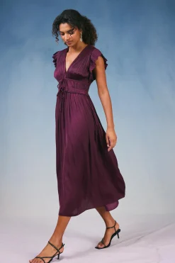 Mara Pleated Maxi Dress