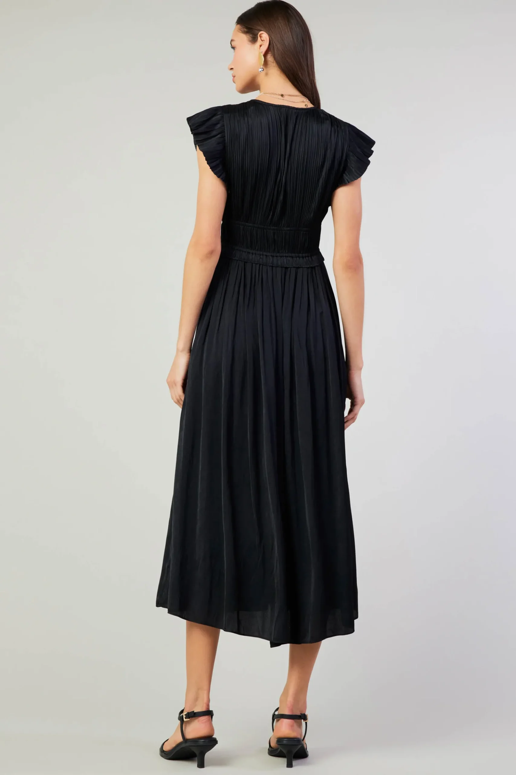 Mara Pleated Maxi Dress