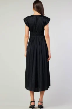 Mara Pleated Maxi Dress