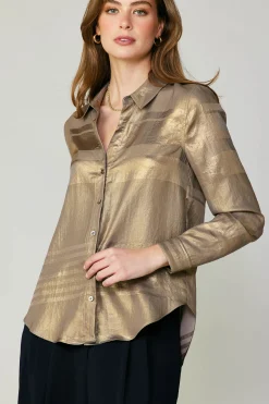 Metallic Buttonup Shirt