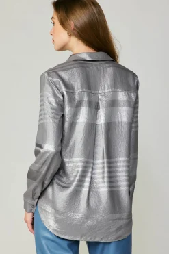 Metallic Buttonup Shirt