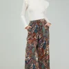 Mixed Print Pants