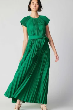 Mona Pleated Maxi Dress