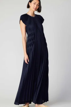 Mona Pleated Maxi Dress