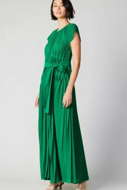 Mona Pleated Maxi Dress