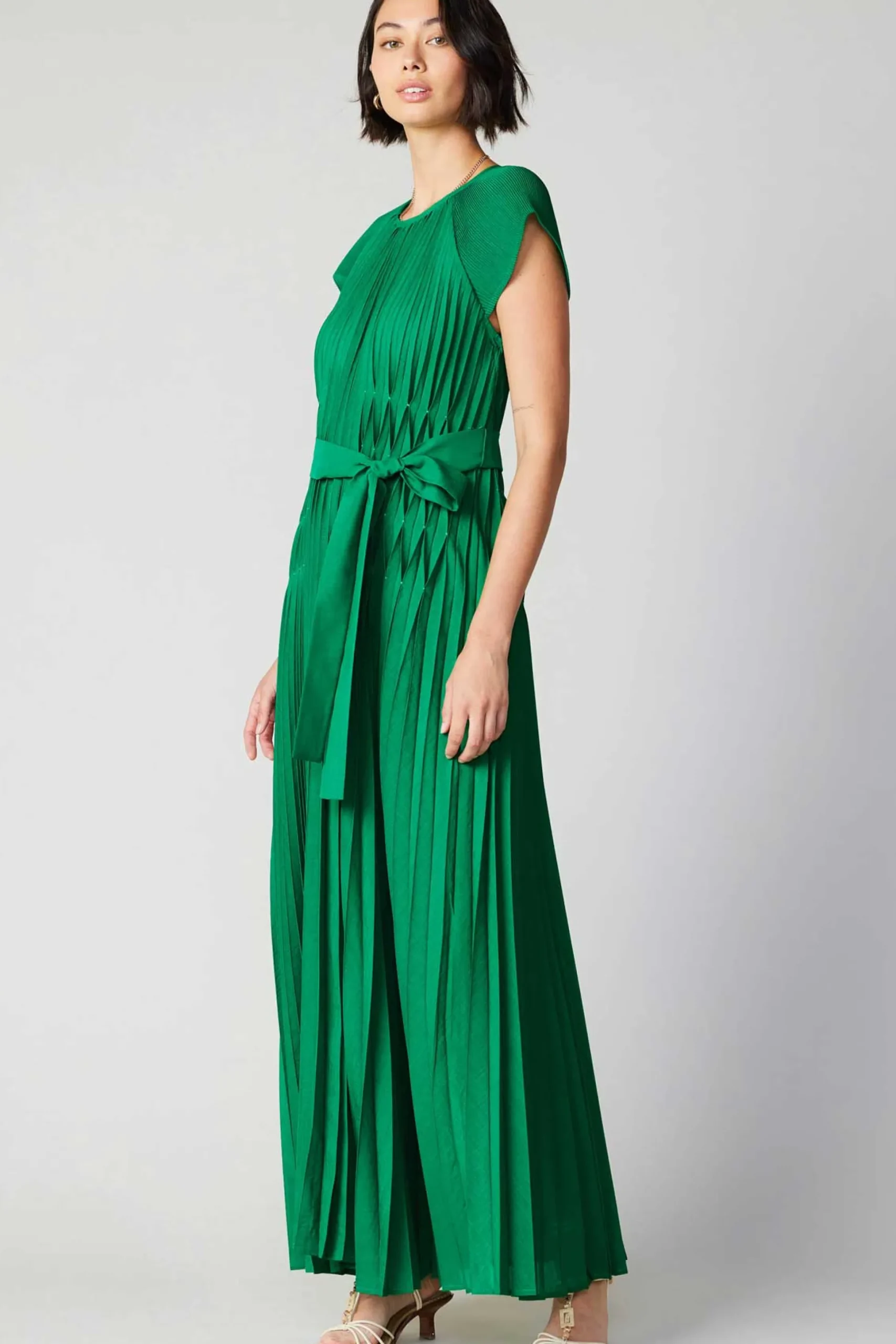 Mona Pleated Maxi Dress