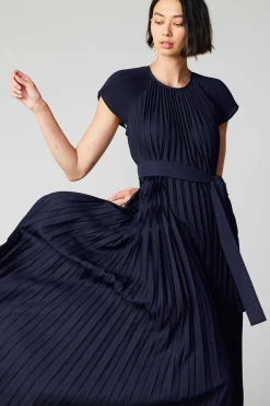 Mona Pleated Maxi Dress