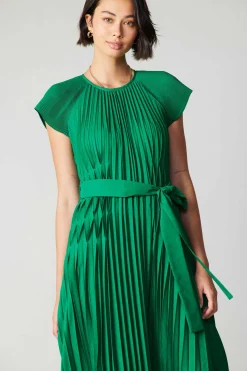 Mona Pleated Maxi Dress