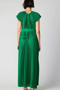 Mona Pleated Maxi Dress