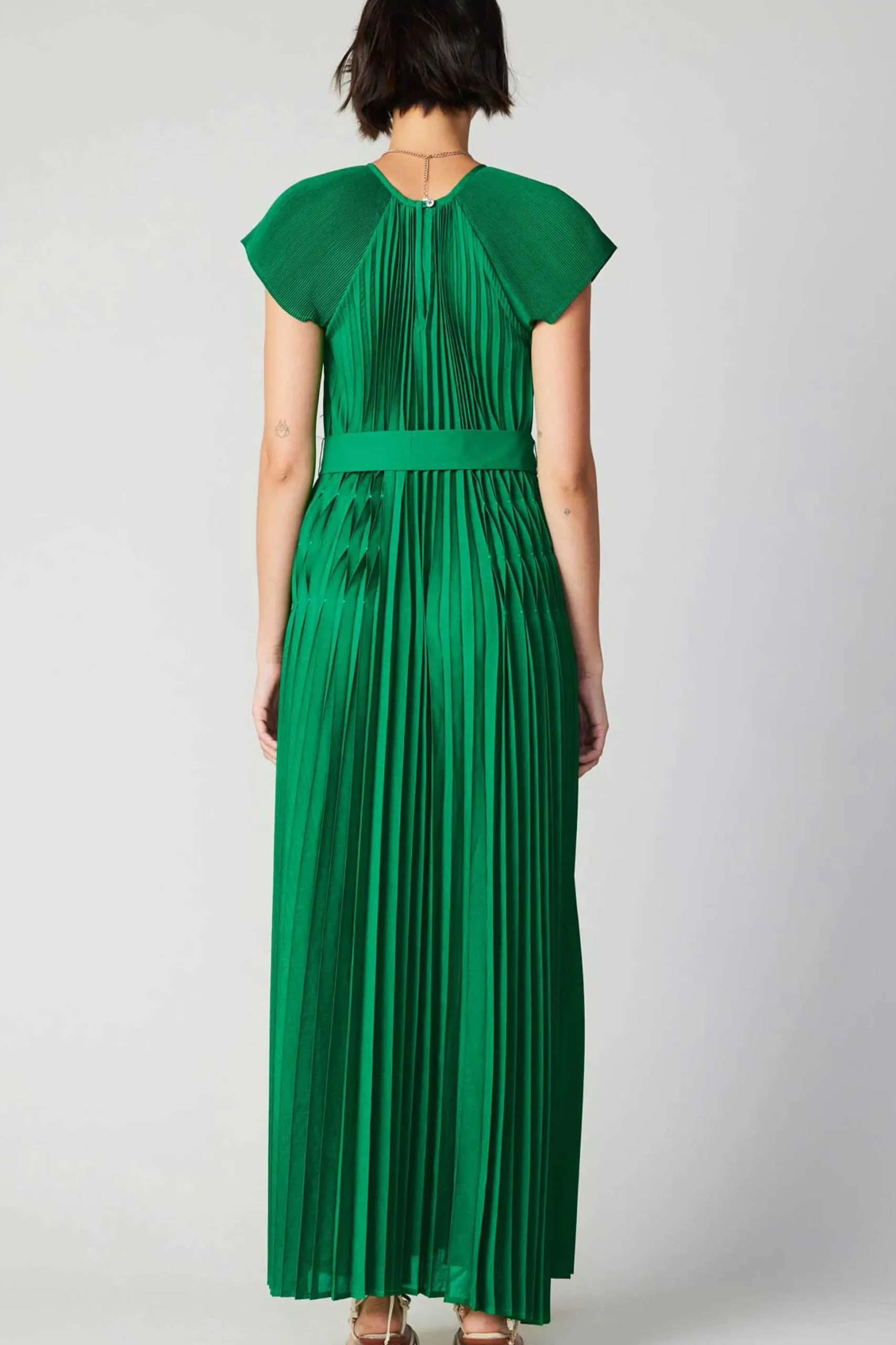 Mona Pleated Maxi Dress