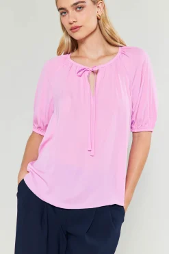 Neck Tie Detailed Blouse