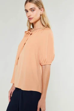 Neck Tie Detailed Blouse