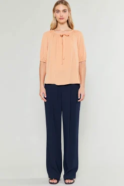 Neck Tie Detailed Blouse