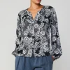 Noir Floral Blouse