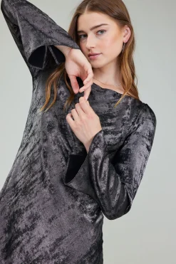 Opalescent Textured Maxi Dress