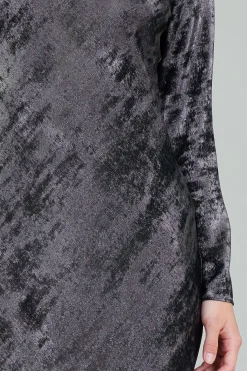 Opalescent Textured Maxi Dress