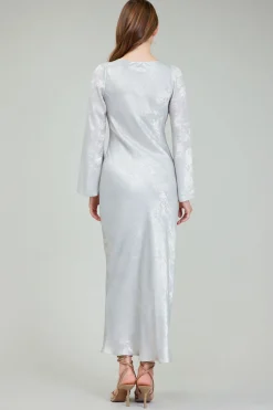 Opalescent Textured Maxi Dress