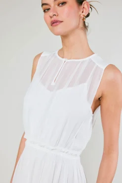 Overlayed Midi Dress