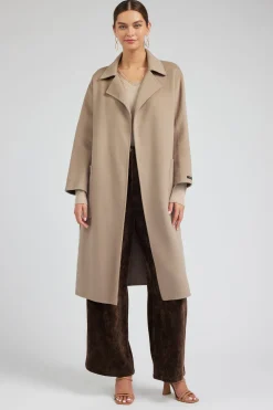 Oversized Belted Wool Coat