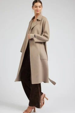 Oversized Belted Wool Coat