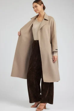 Oversized Belted Wool Coat