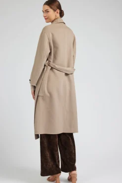 Oversized Belted Wool Coat